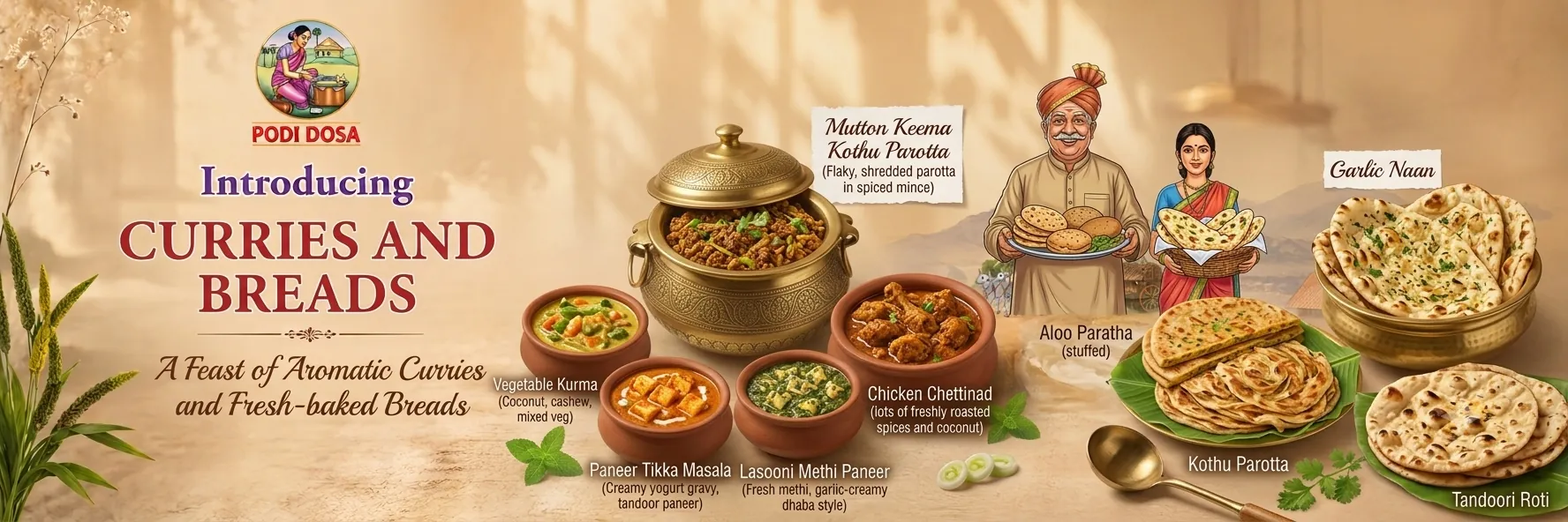 Curries & Bread Hero Banner